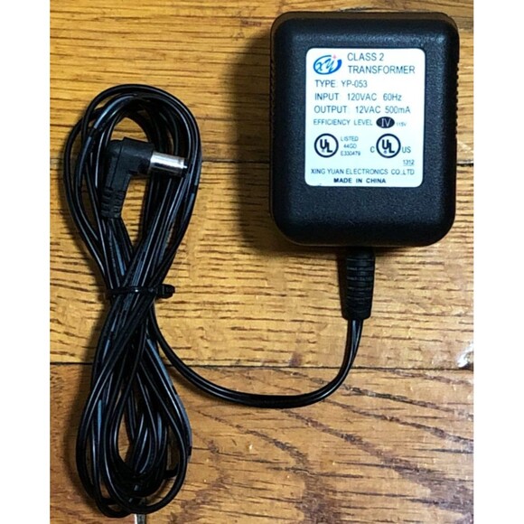 Xing Yuan Electronics Other - XY Power Adapter Class 2 Transformer 12VAC 500mA 120VAC YP-053 Charger